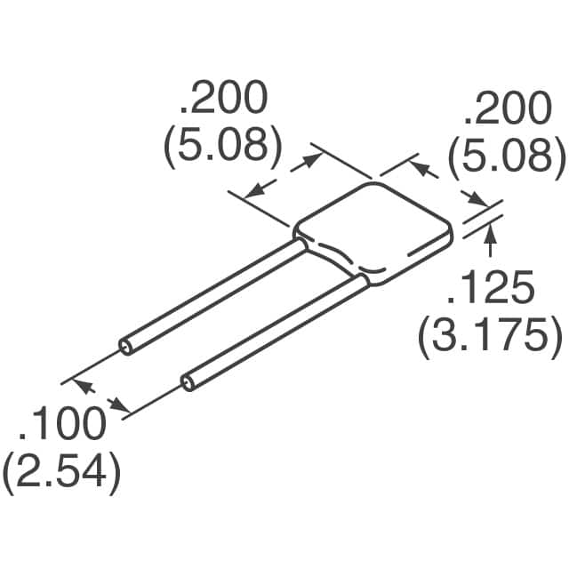 AR201C102K4R KYOCERA AVX  Condensateurs en céramique